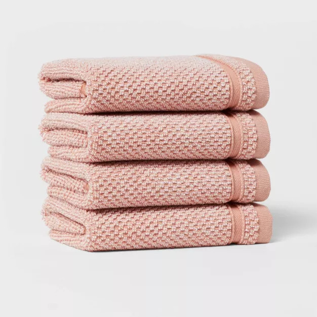 4pk Performance Texture Washcloth Set - Threshold™ | Target