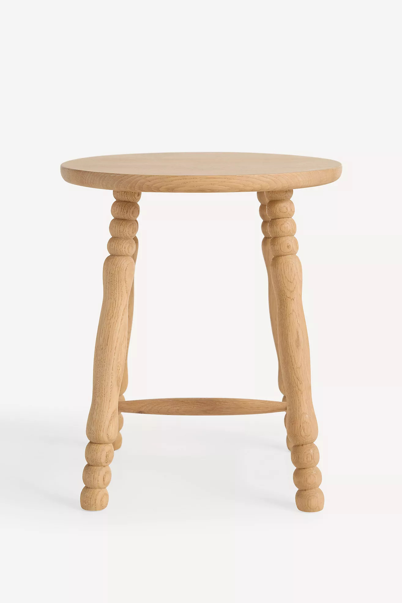 Pierre Turned Wood Stool | Anthropologie (US)
