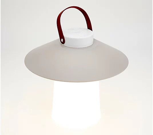 Indoor/Outdoor Lantern w/vegan Leather Strap by Bobby Berk by Bobby Berk | QVC
