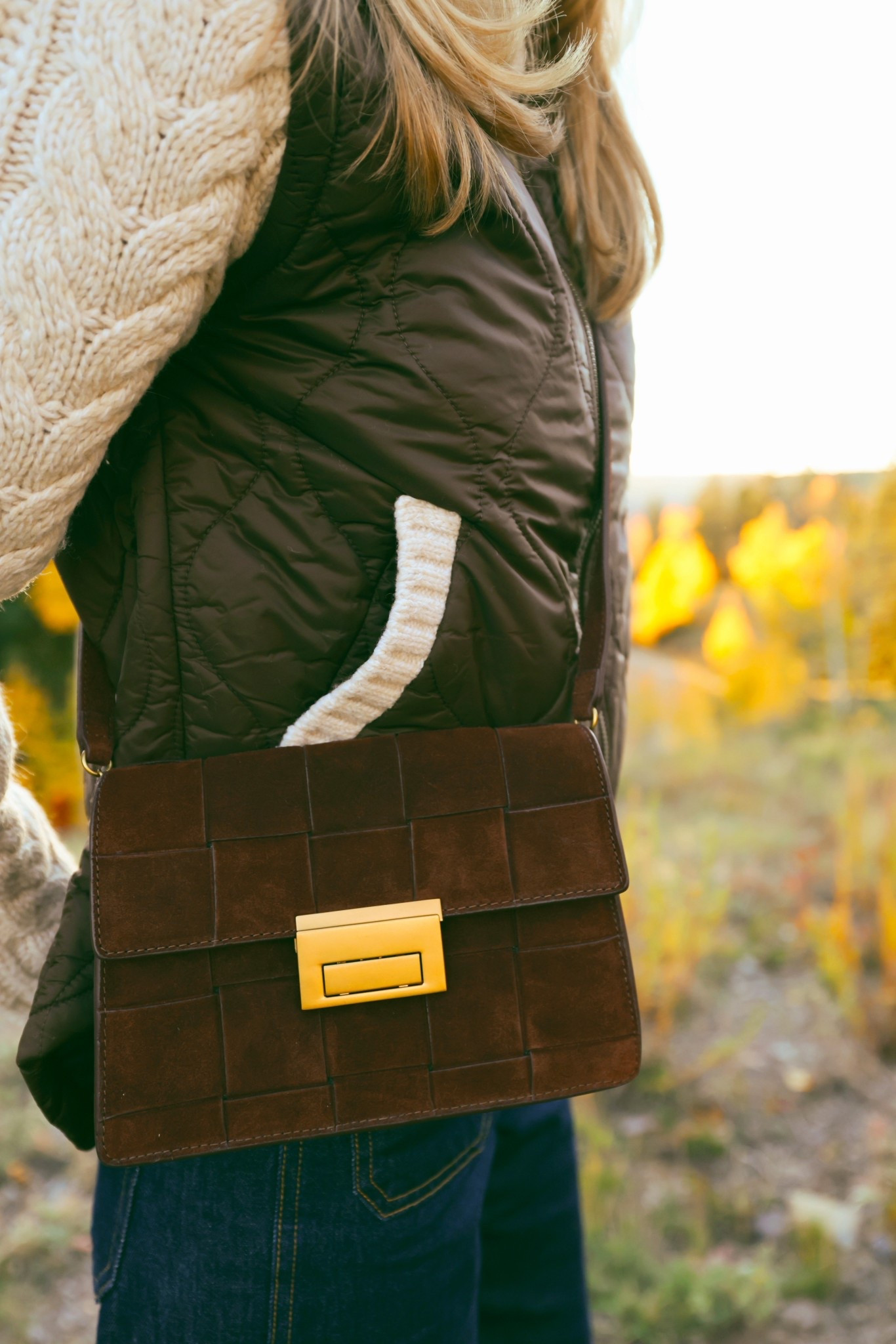 I picked up this gorgeous woven Loeffler Randall crossbody bag last year in black leather, and loved it so much, I bought it in chocolate suede this year! It’s a stunning bag you will love for years to come…without the hefty designer price tag. 

#LTKItBag #LTKSeasonal