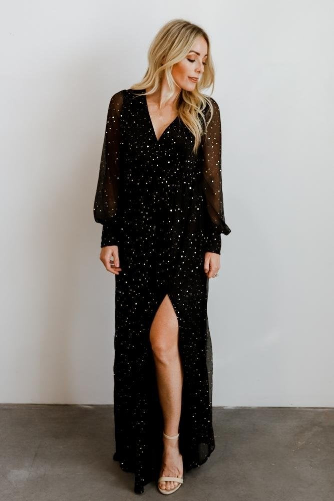 Abigail Sparkle Gown | Black | Baltic Born