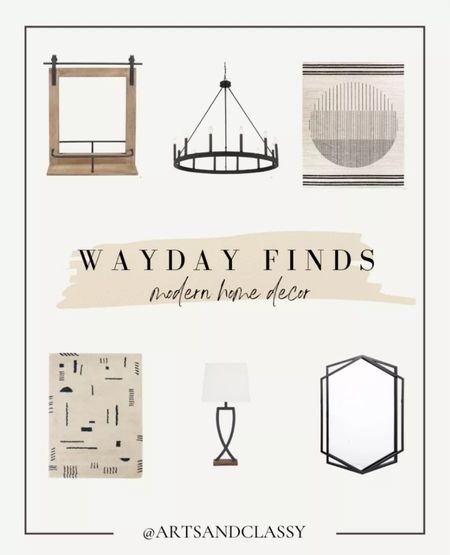Modern home decor finds from rugs to lighting and mirrors, all on sale during WAYDAY is happening this weekend! It’s the biggest sale of the year so save your faves now!

#LTKSaleAlert #LTKHome #LTKxWayDay