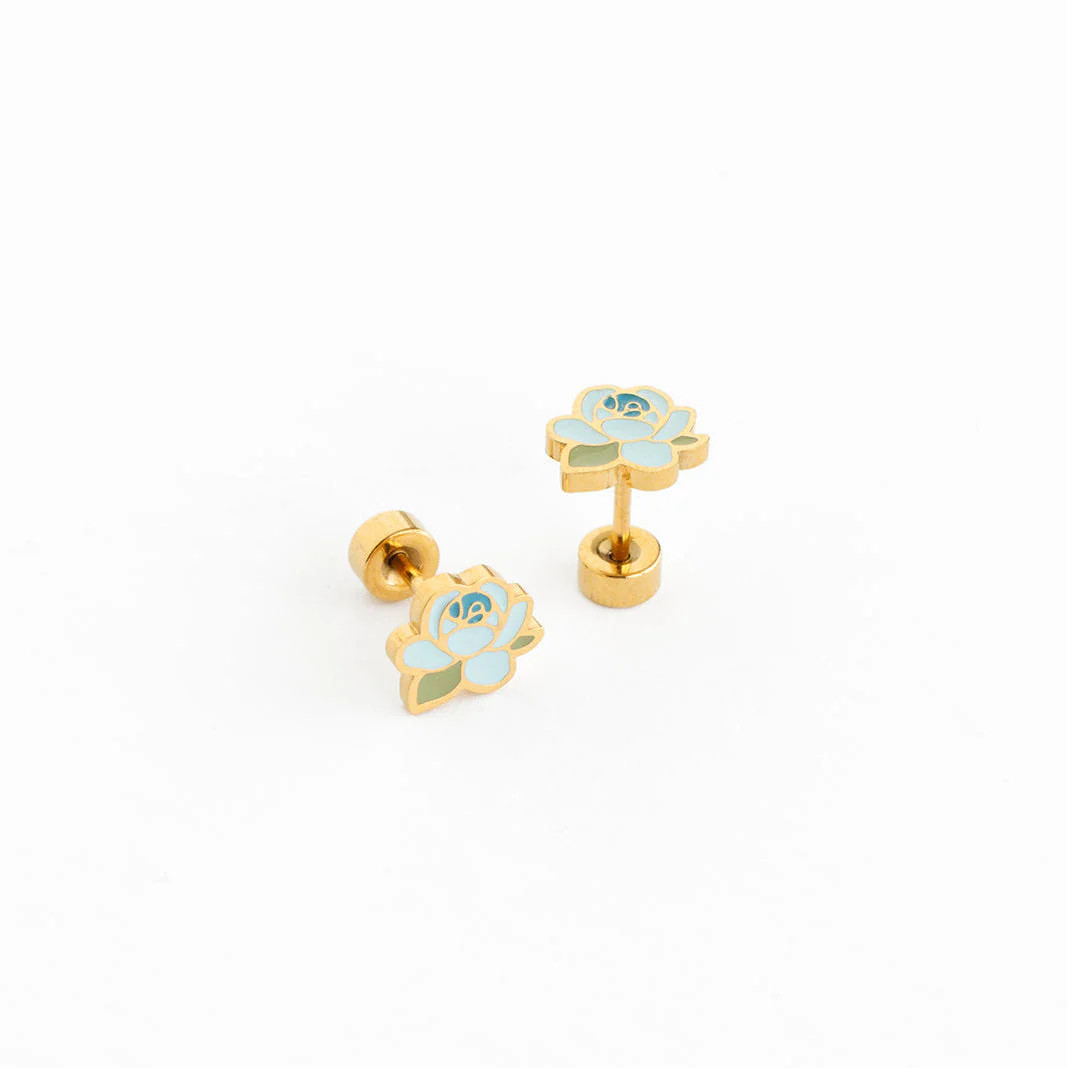 Blue Rose Stud | In My Jammers