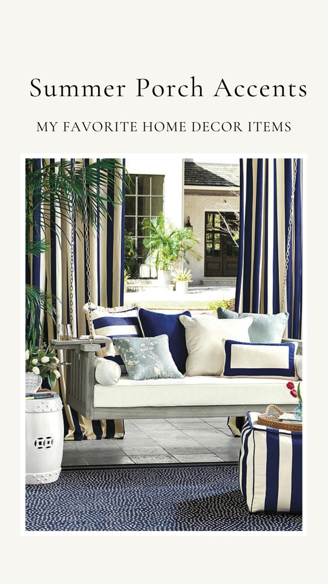 My favorite items for a Summer porch ❤️

#LTKVideo #LTKSeasonal #LTKHome