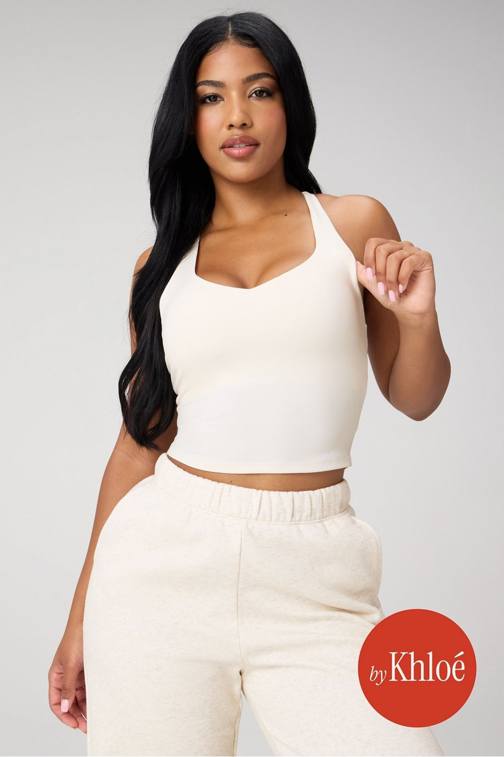 Anywhere Cropped Built-In Bra Tank | Fabletics