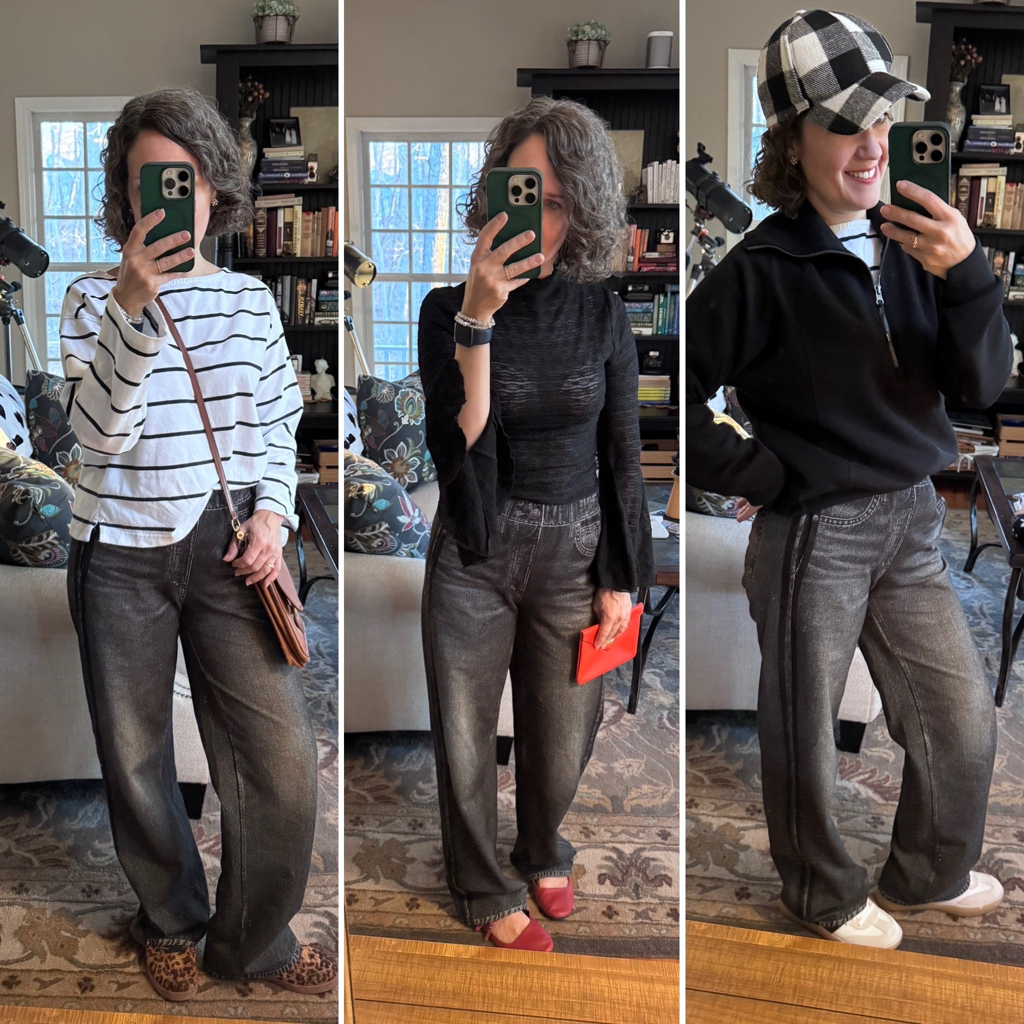Will be sharing videos on three ways to wear the Rag and Bone sweatpant jeans 👖. Here is a sneak peak at the looks. 

#LTKSeasonal #LTKOver40 #LTKPetite