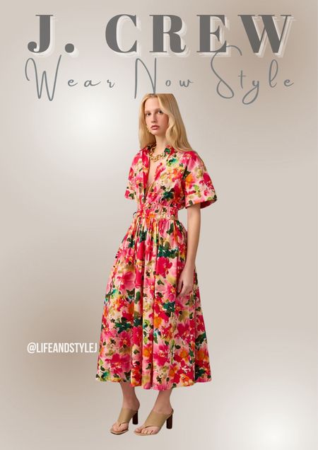 The Elena Shirtdress in Floral Cotton Poplin, your perfect companion for transitioning from spring to summer in style. Pair it with sandals and a sun hat for a relaxed daytime look, or dress it up with wedges and statement jewelry for a special occasion. 

#LTKSeasonal #LTKstyletip #LTKover40