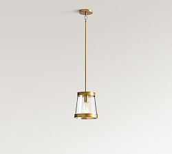 Elizabeth Glass Drum Pendant (8") | Pottery Barn (US)