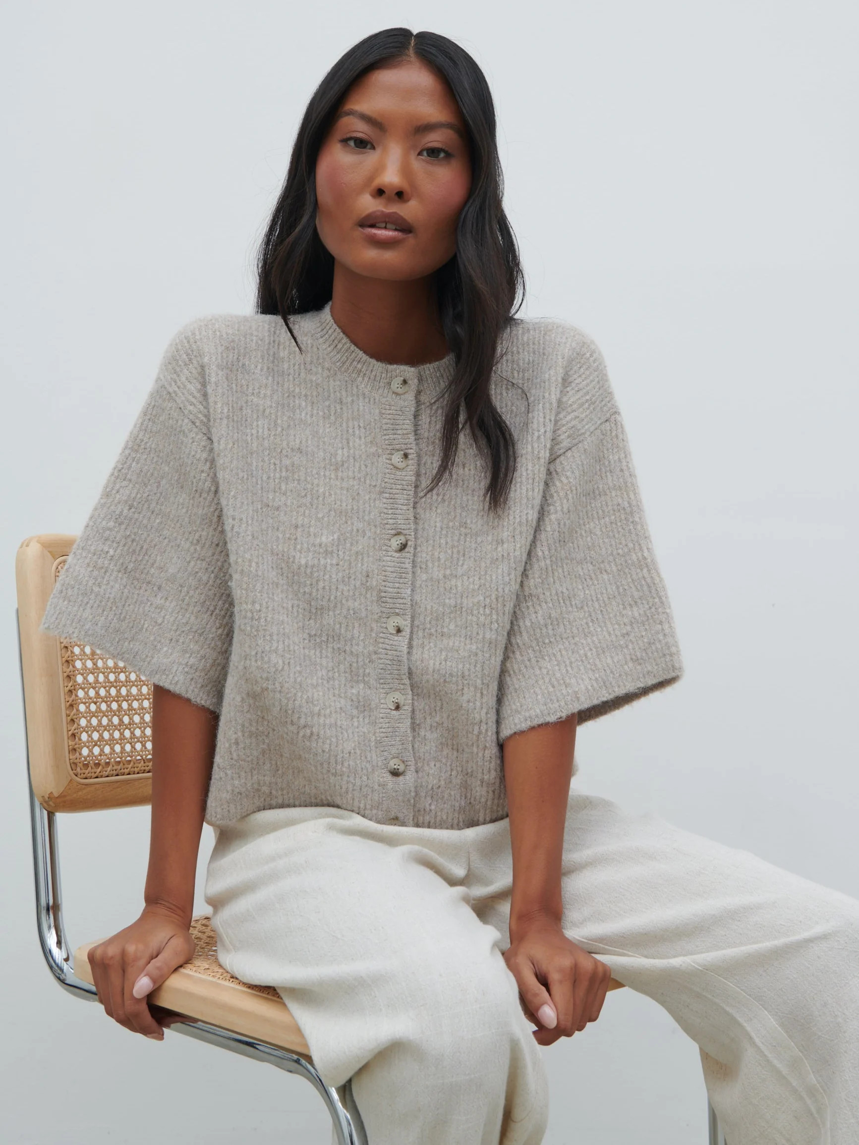 Ovalie Rib Knit Top | Pretty Lavish (UK)