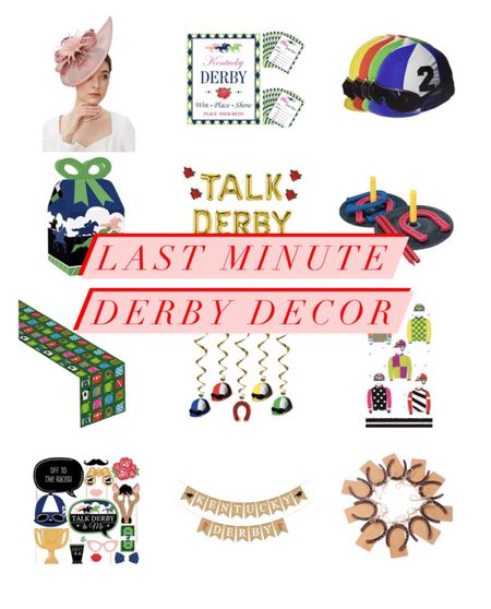 Last minute Derby party supplies! I love these cute and festive decor items! 

#LTKSeasonal #LTKparties #LTKfamily