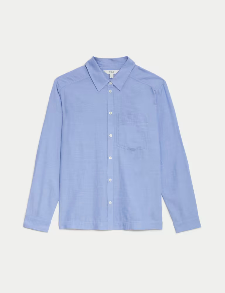 Pure Cotton Collared Shirt | Marks & Spencer (UK)