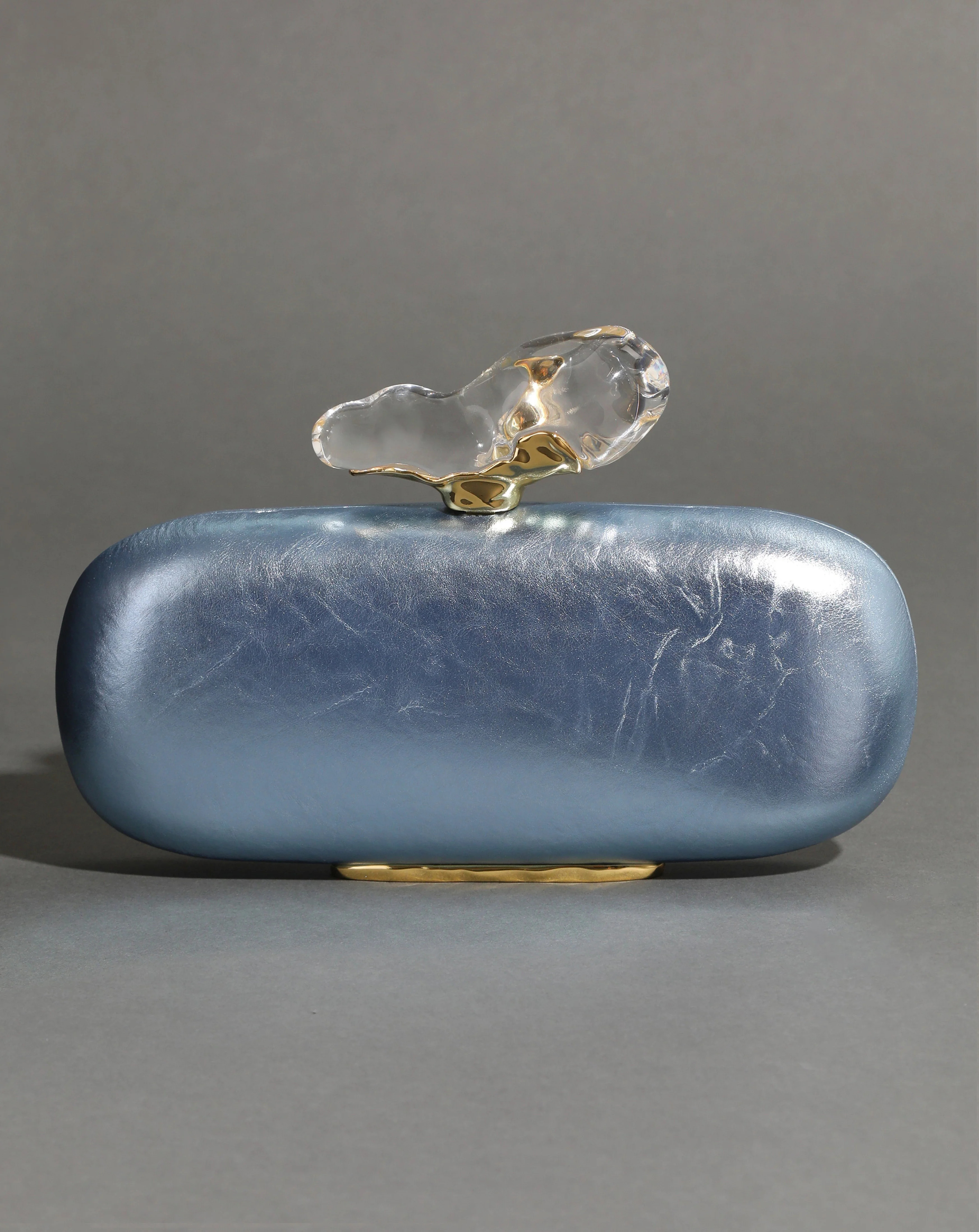 Liquid Dream Minaudière Clutch- Icy Blue | Alexis Bittar