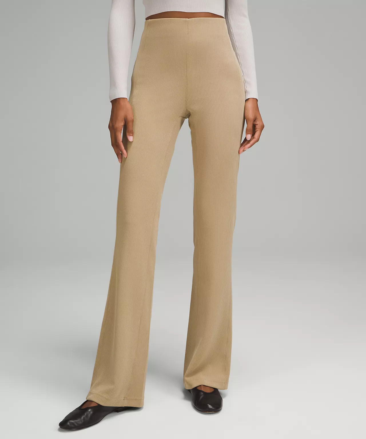 Ribbed Softstreme Flared Pant *Regular | Women's Pants | lululemon | Lululemon (US)