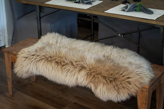 Follkee Sheep Skin Rug, Iceland Merino Premium Quality Carmel | Etsy (US)