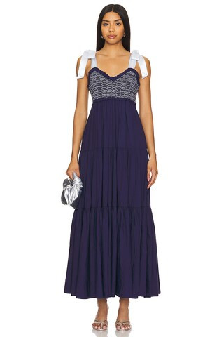Free People Bluebell Solid Maxi Dress in Eclipse from Revolve.com | Revolve Clothing (Global)