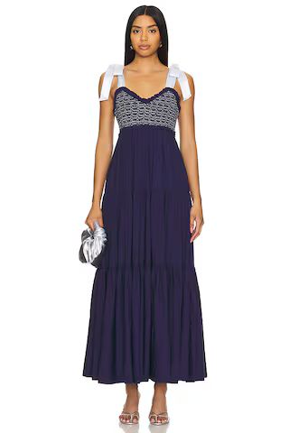 Free People Bluebell Solid Maxi Dress in Eclipse from Revolve.com | Revolve Clothing (Global)