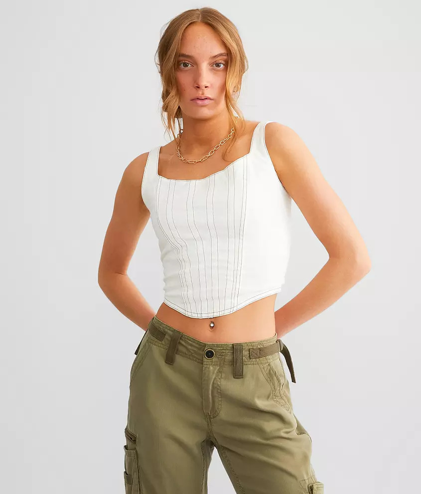 Corset Tank Top | Buckle