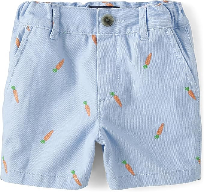 The Children's Place Boys' and Toddler Patterned Chino Shorts | Amazon (US)