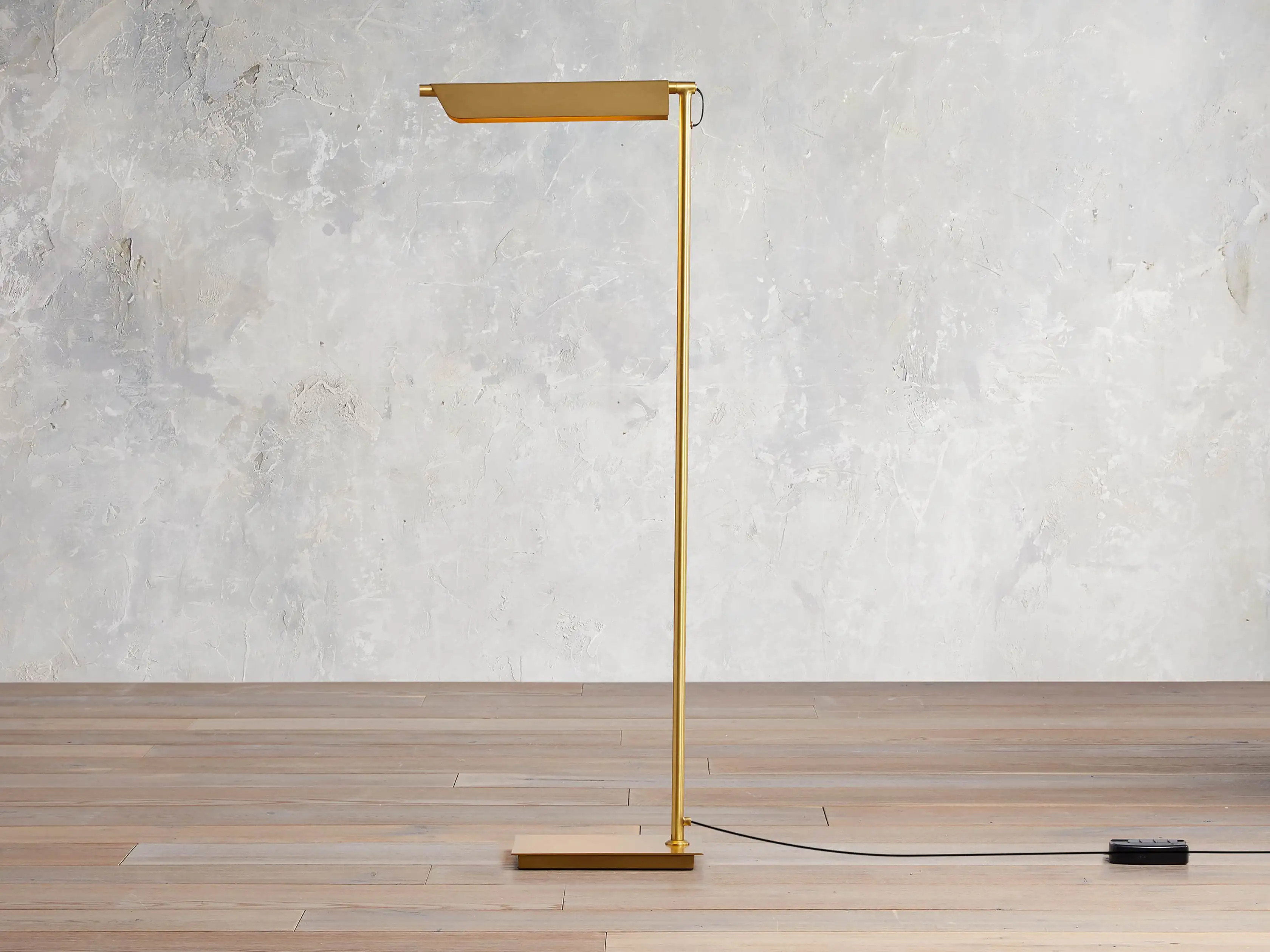 Axle Brass Floor Lamp | Arhaus