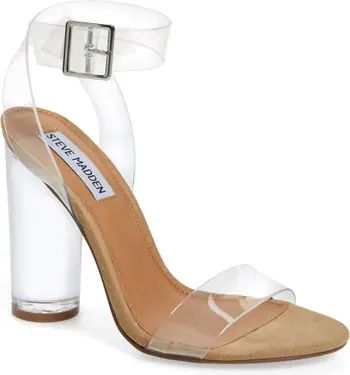 Clearer Column Heel Sandal | Nordstrom