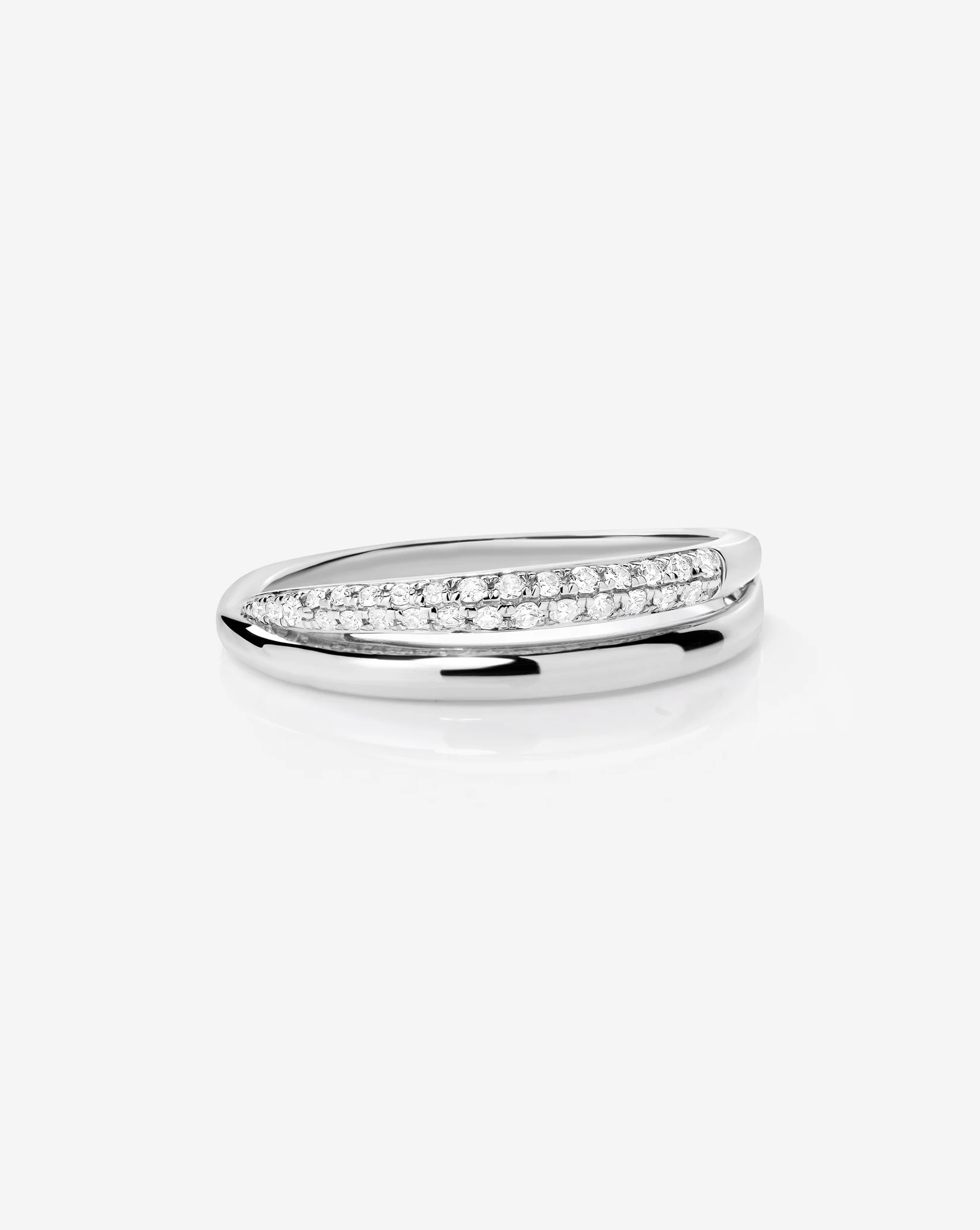 Double Row Diamond Ring | Ring Concierge