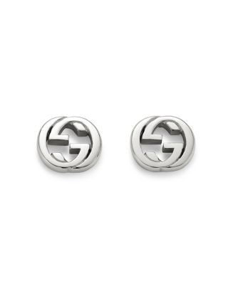 Sterling Silver Interlocking Stud Earrings | Bloomingdale's (US)