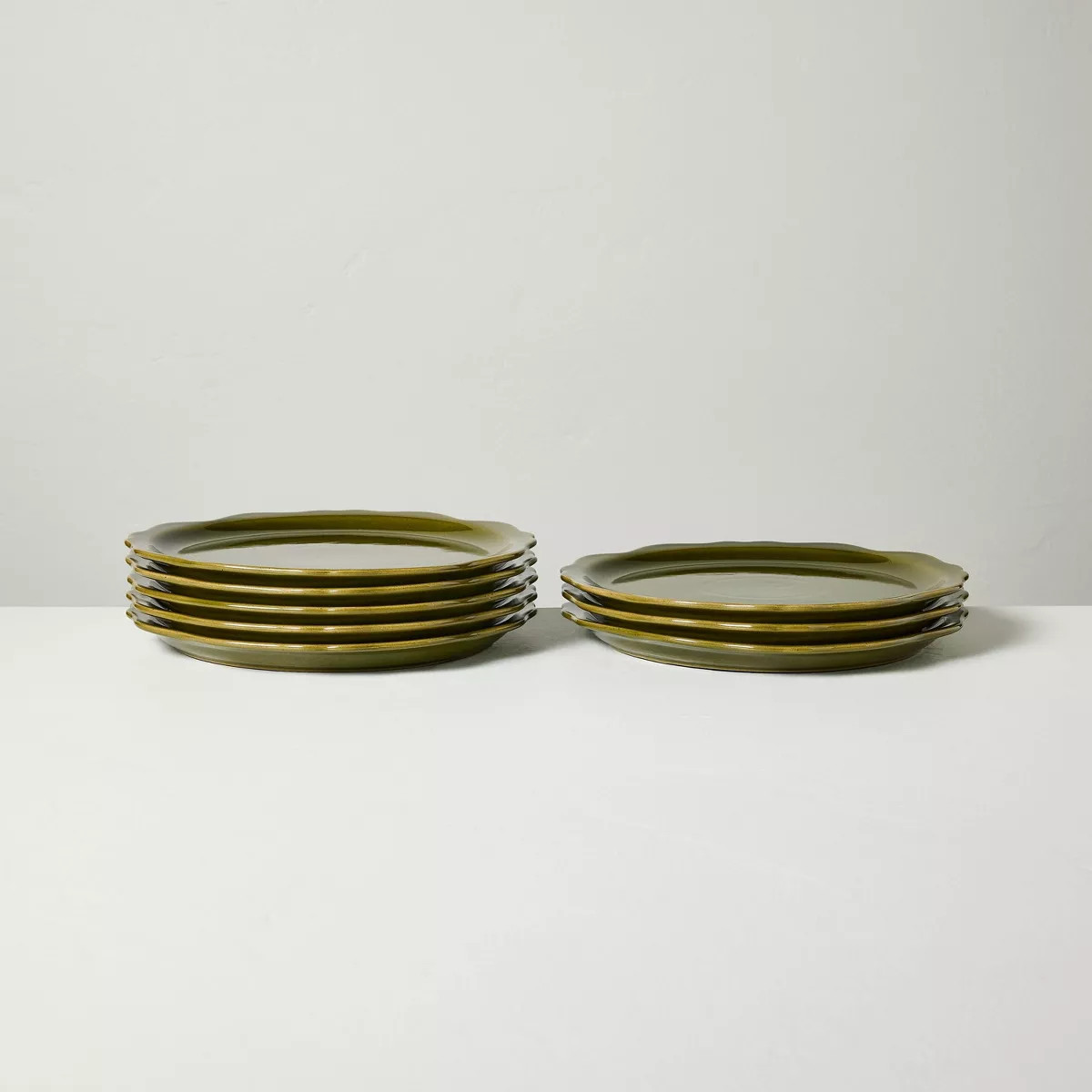 Set of 8 Carved Edge Salad Plates - Hearth & Hand™ with Magnolia | Target