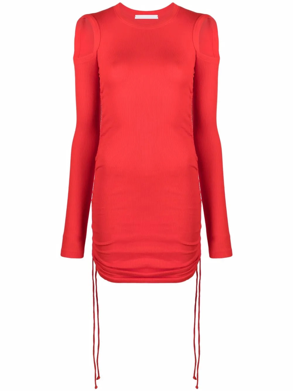 Helmut Lang cut-out Fitted Short Dress - Farfetch | Farfetch Global
