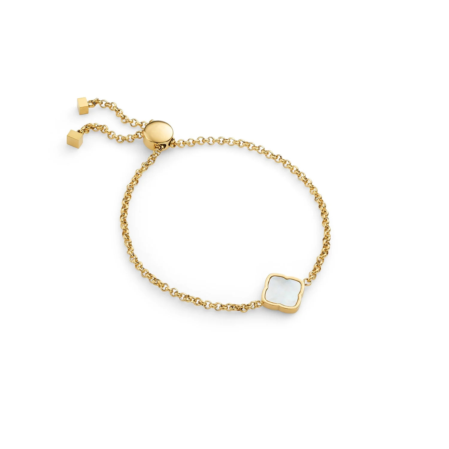 Pearl Clover Bracelet (Gold) | Abbott Lyon