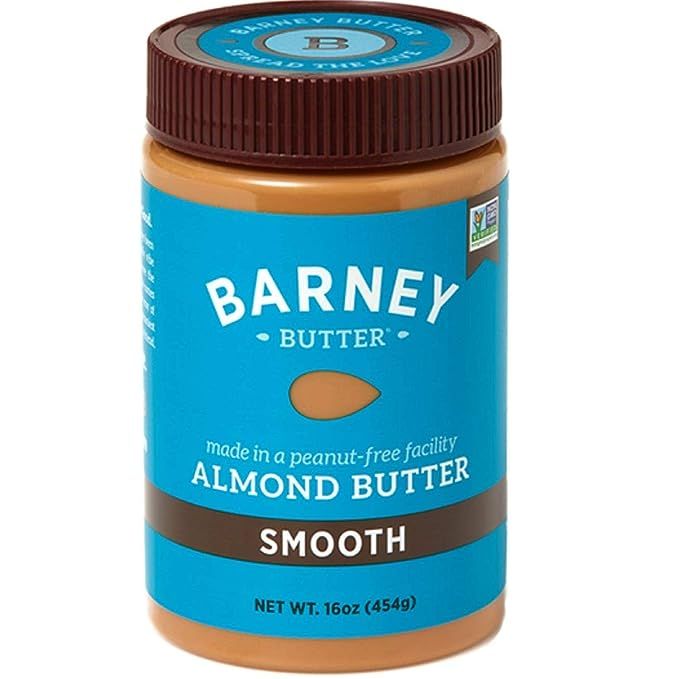 Barney Butter Almond Butter, Smooth, 16 Ounce Jar, Skin-Free Almonds, No Stir, Non-GMO, Gluten Fr... | Amazon (US)