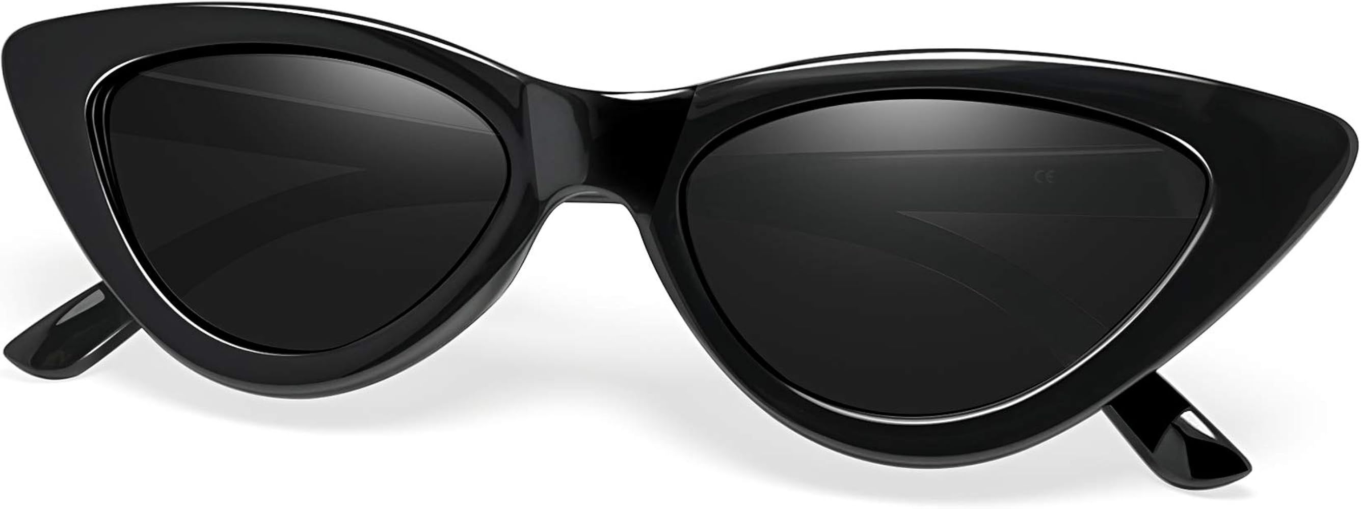 Joopin Polarised Cat Eye Sunglasses for Women, 100% UV Protection Retro Narrow Pointy Cateye Womens  | Amazon (UK)