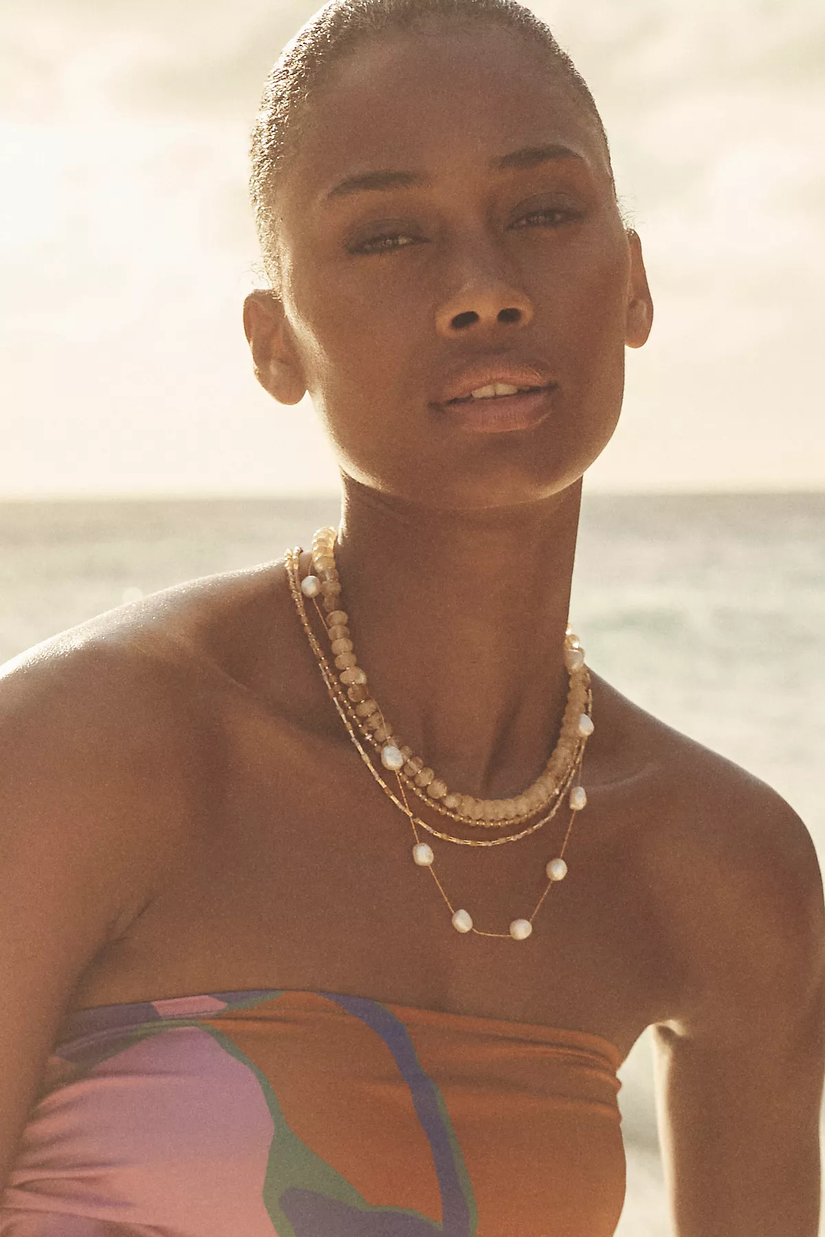 Spaced Pearl Delicate Necklace | Anthropologie (US)