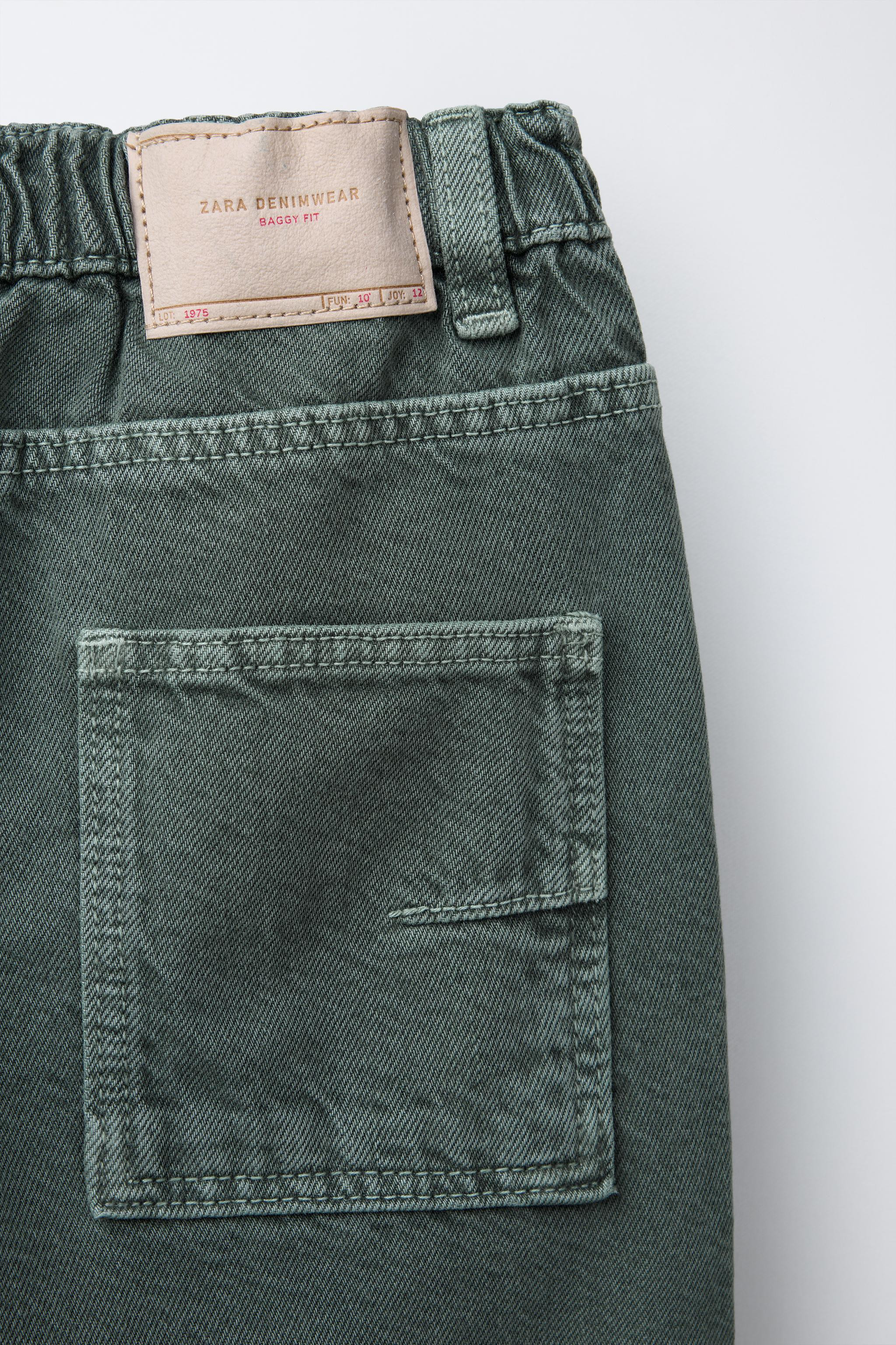 TWILL BAGGY PANTS | Zara US