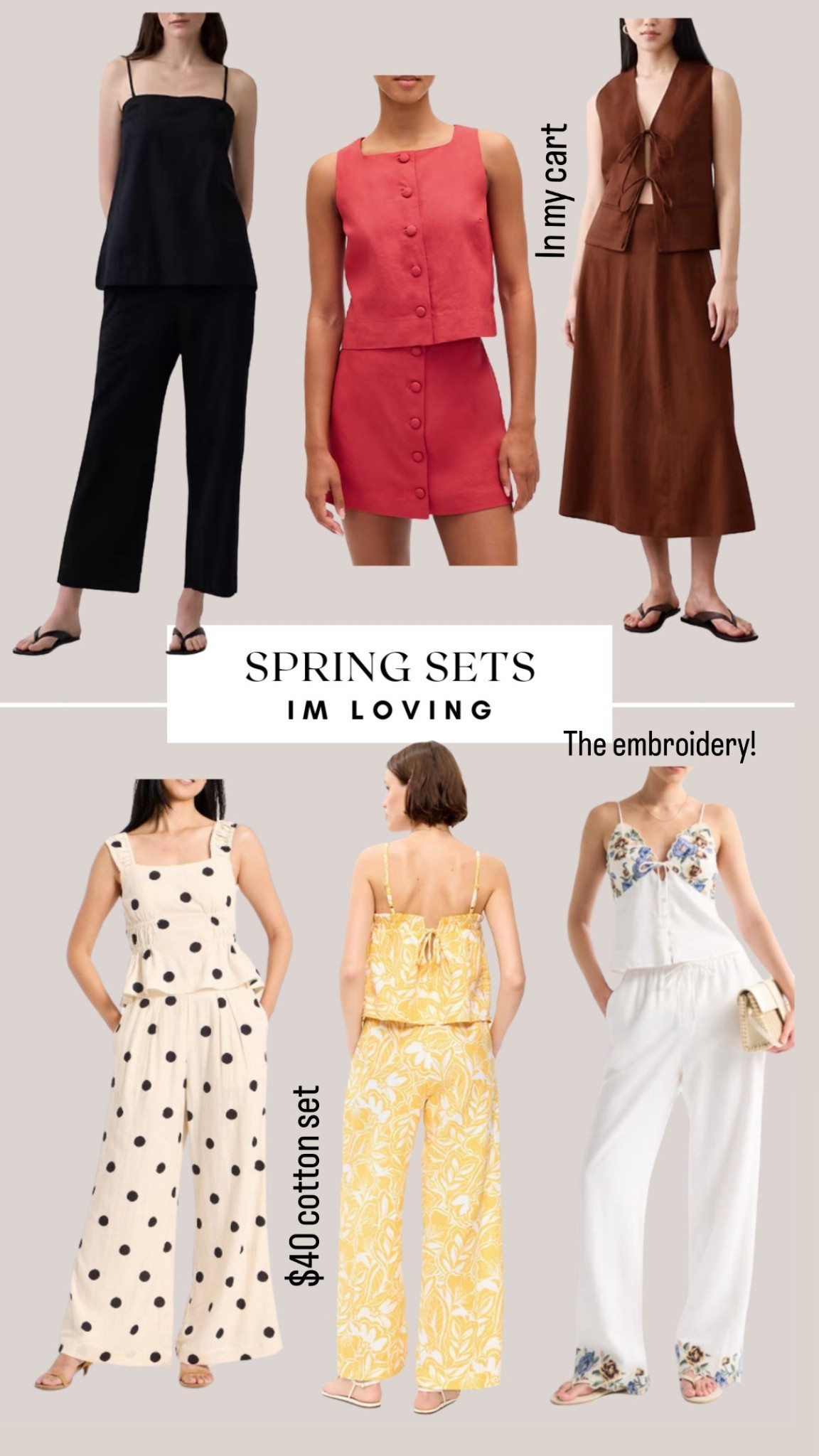 Natural fiber spring sets budget friendly! So many of these in my cart 


#LTKSaleAlert #LTKPetite #LTKSeasonal