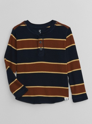 babyGap Waffle-Knit Henley T-Shirt | Gap Factory