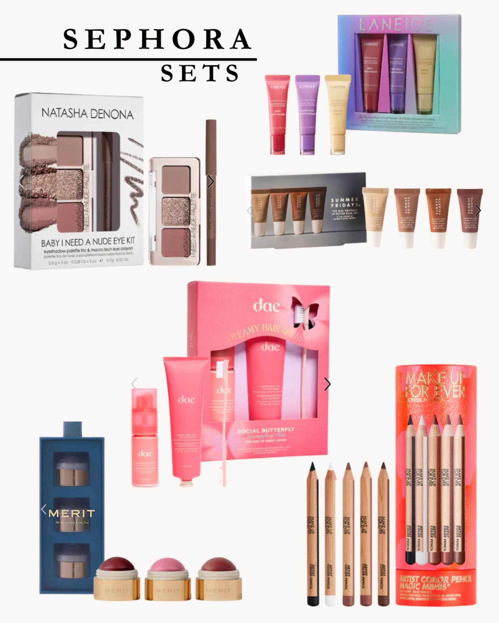 Some great sets for Christmas from Sephora!
#makeupsets #sephora #christmasgirfts #gifts 

#LTKHoliday #LTKGiftGuide #LTKFindsUnder50
