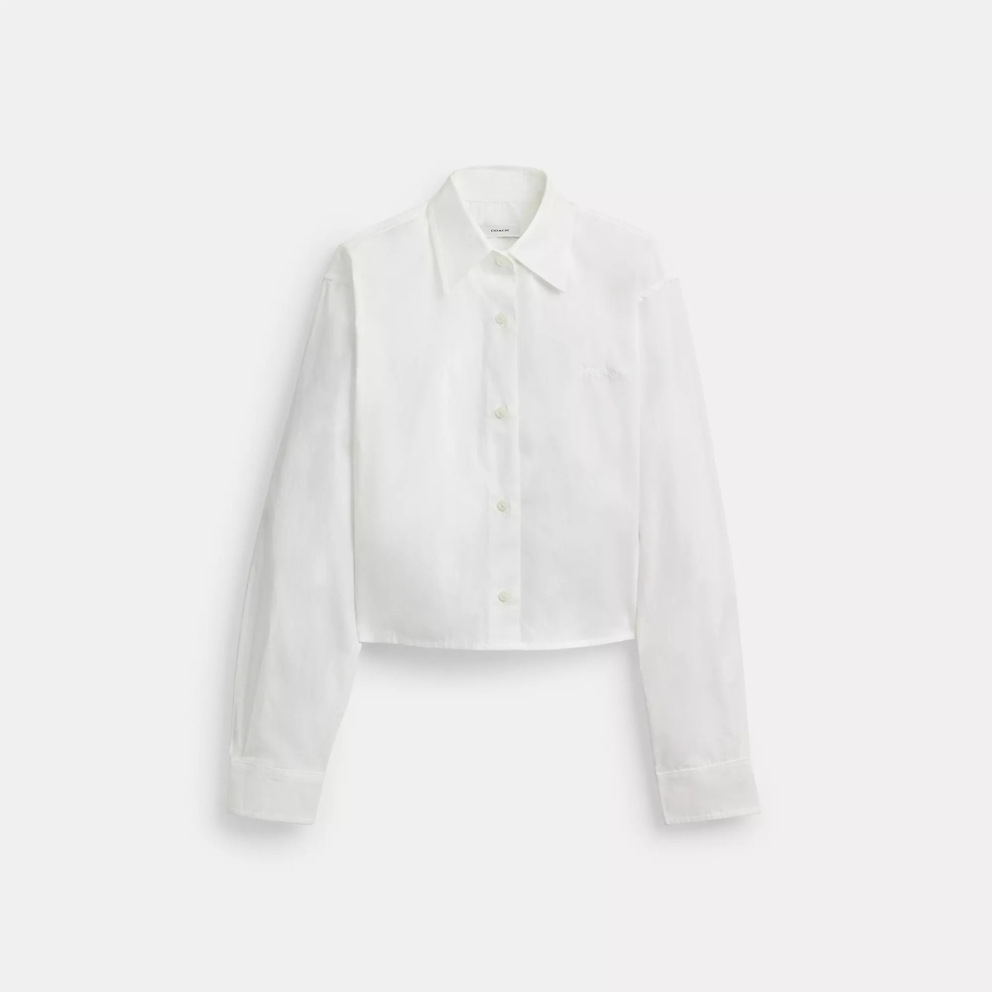 Cropped Button Up Shirt | Coach (US)