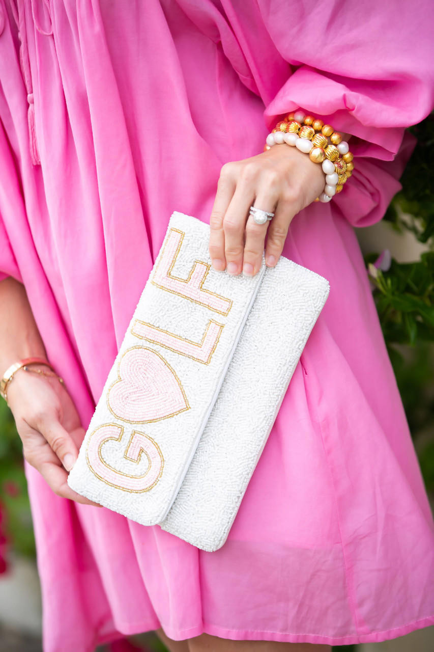 Navy Golf Love - Beaded Clutch | Lisi Lerch Inc