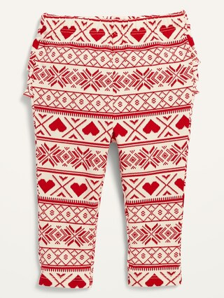 Fair Isle Ruffle-Trim Leggings for Baby | Old Navy (US)