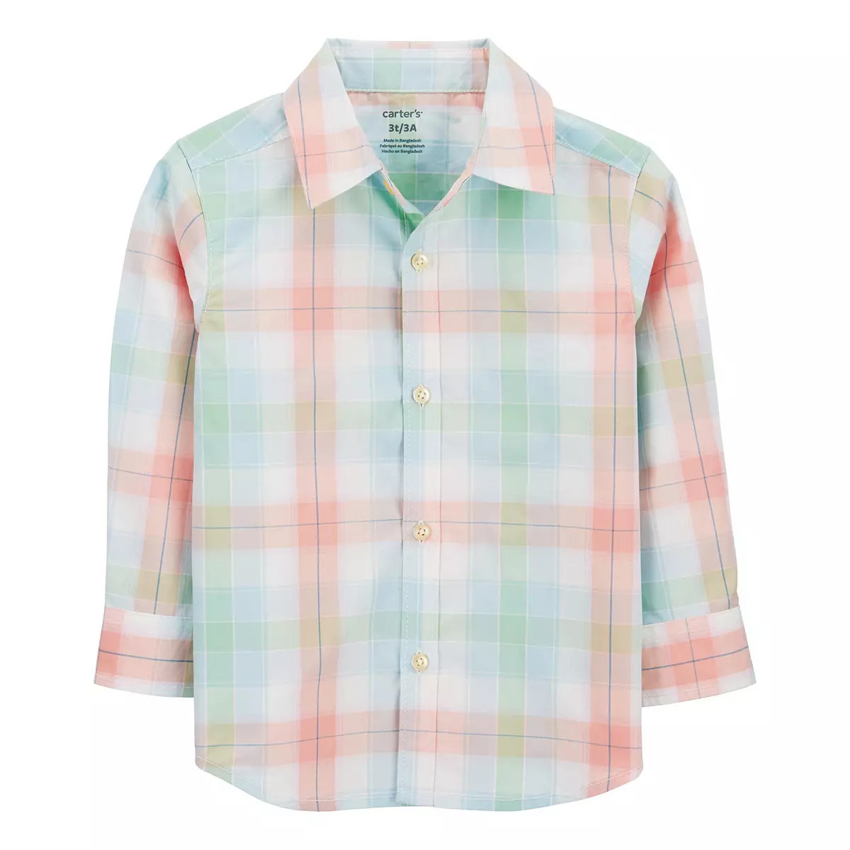 Toddler Boy Carter's Plaid Button-Down Shirt | Kohl's