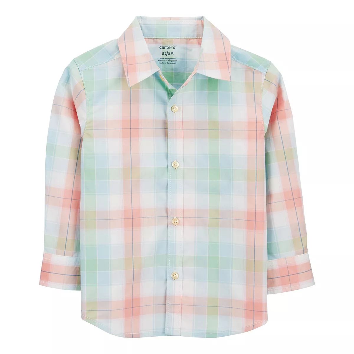 Toddler Boy Carter's Plaid Button-Down Shirt | Kohl's