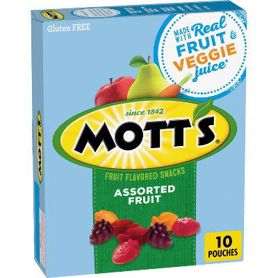 Mott's Assorted Fruit Flavored Snacks - 8oz/10ct | Target