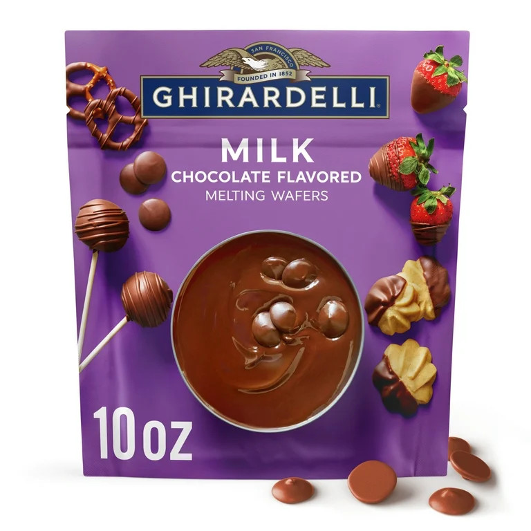 GHIRARDELLI Milk Chocolate Flavored Melting Wafers, 10 oz Bag | Walmart (US)