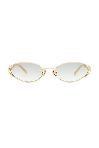 Luv Lou The Paloma Sunglasses in Gold & Charcoal Grad from Revolve.com | Revolve Clothing (Global)