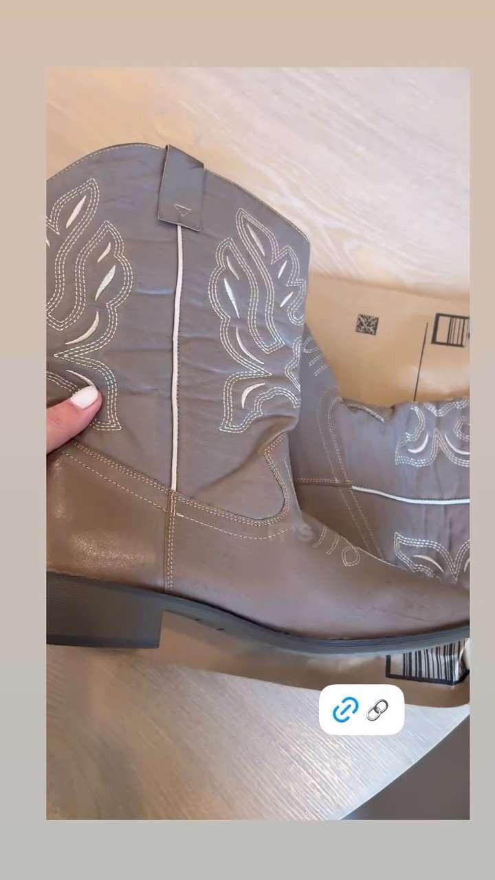 How cute are these Amazon cowboy booties?! 

 #LTKSeasonal