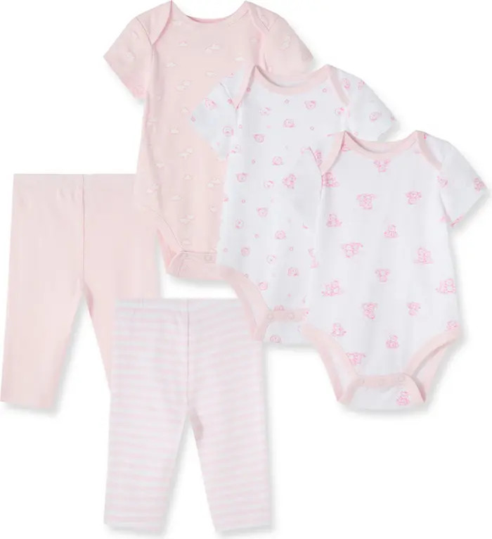 LITTLE ME Wispy 5 Pack Bodysuits with Pant Set | Nordstromrack | Nordstrom Rack