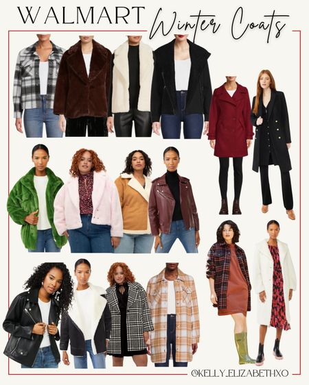 Affordable winter coats from Walmart 

#walmartfashion #walmart #walmartholiday #wintercoats #coats 

#LTKcurves #LTKHoliday #LTKSeasonal