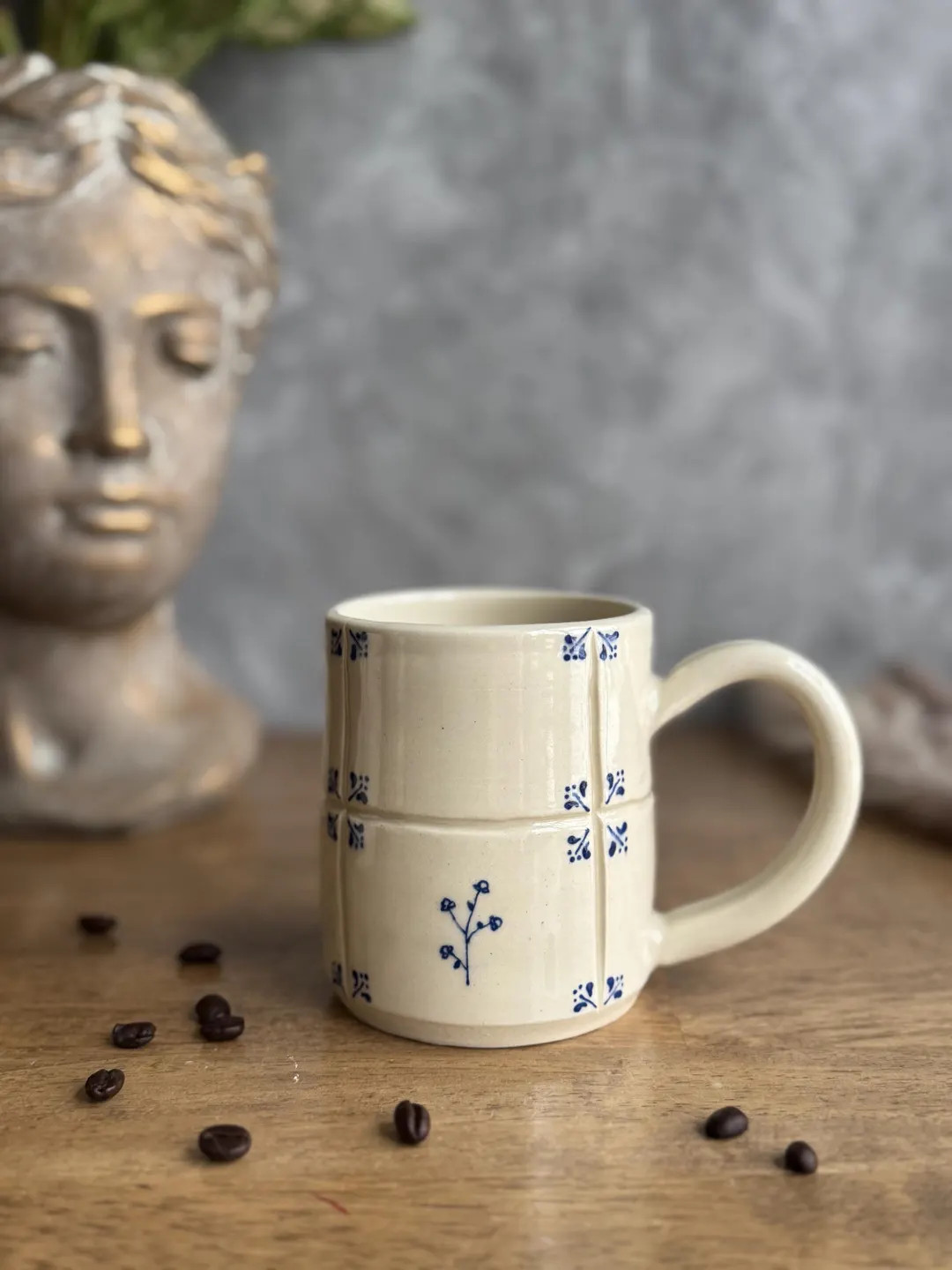 Delft Tile Mugs - Handmade - Etsy | Etsy (US)