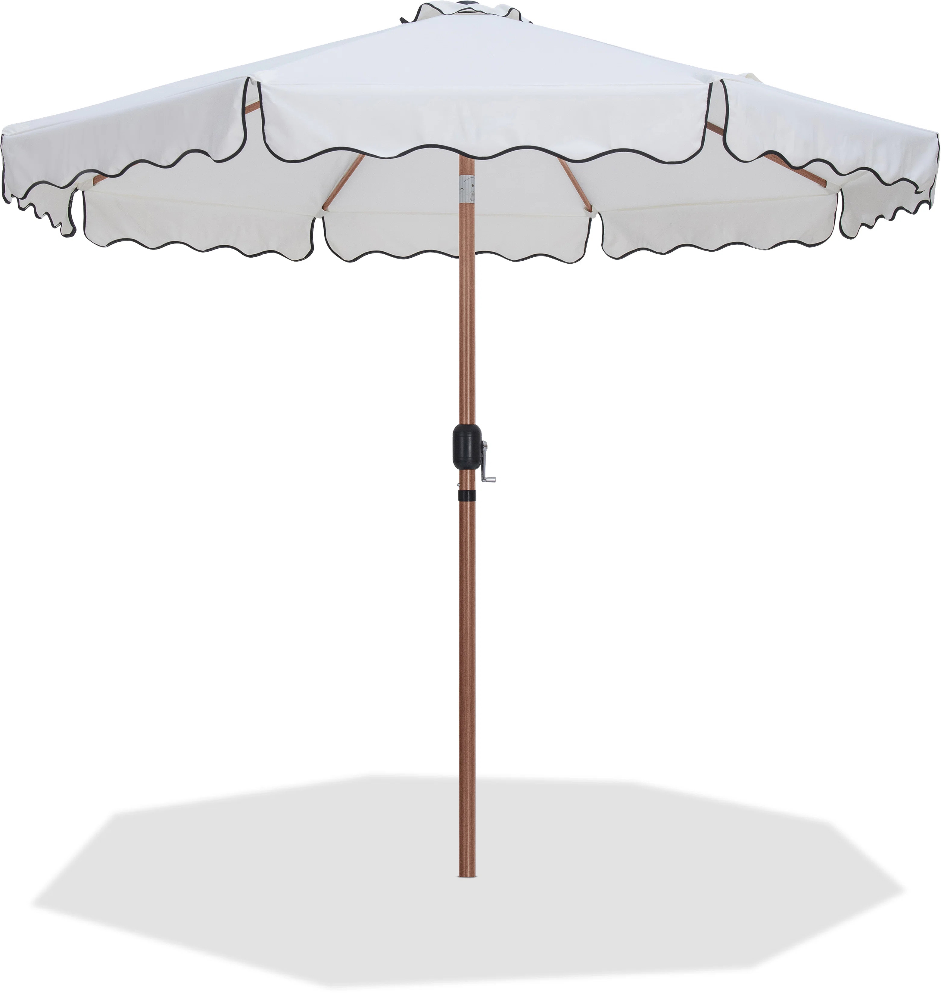 Chavonte With Piping Fabric Patio Umbrellas | Wayfair North America