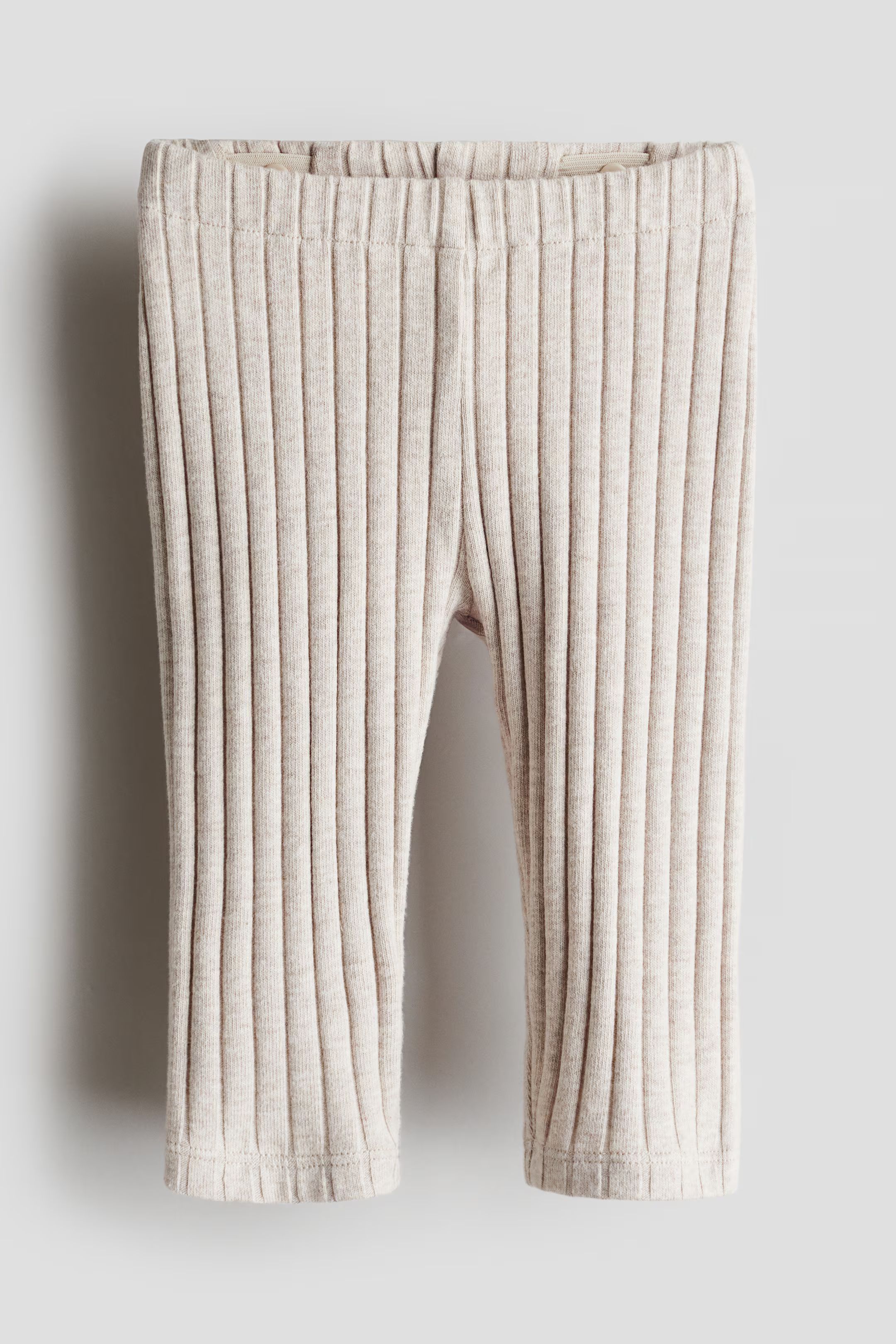 Wide-Ribbed Cotton Leggings | H&M (US + CA)